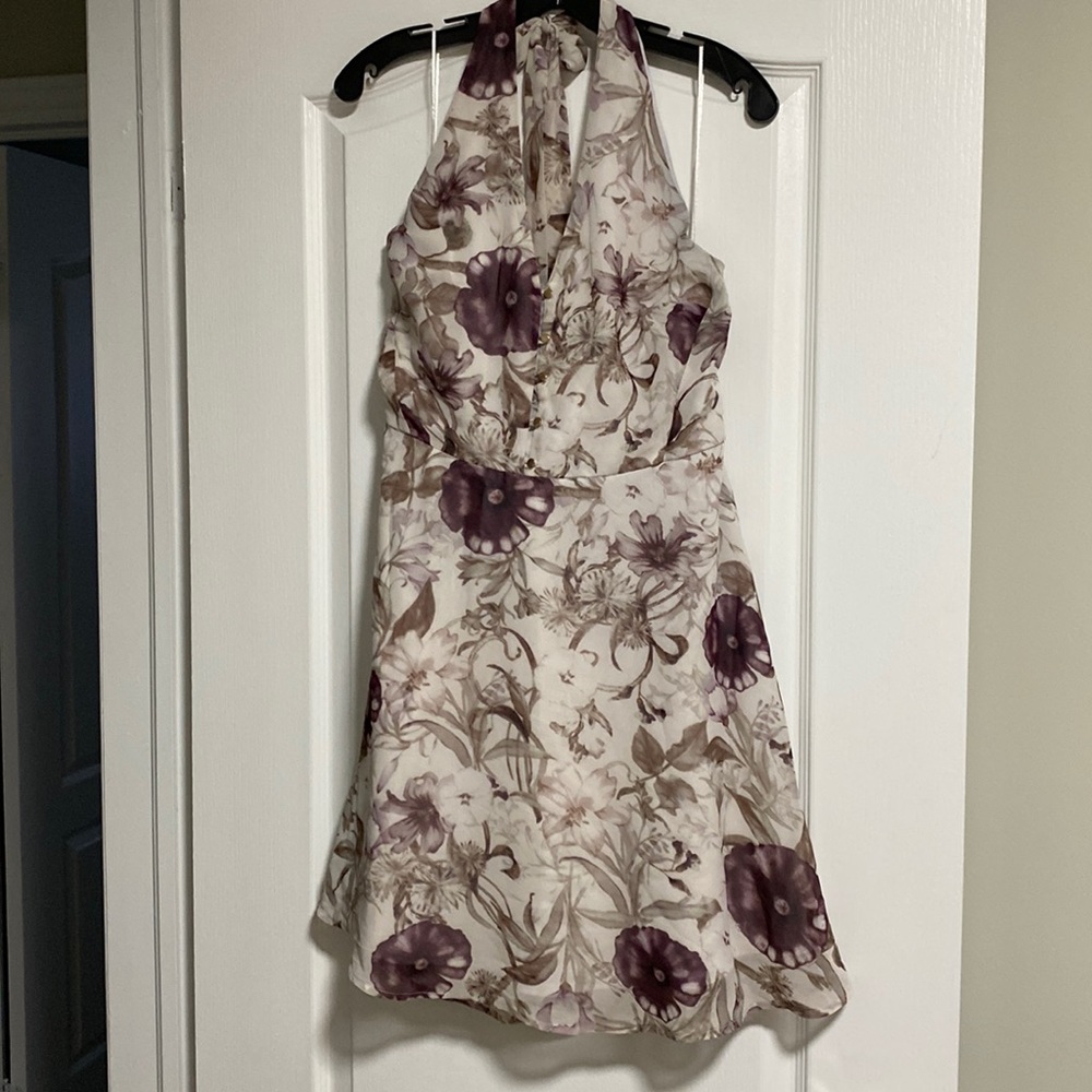 Dynamite halter floral dress